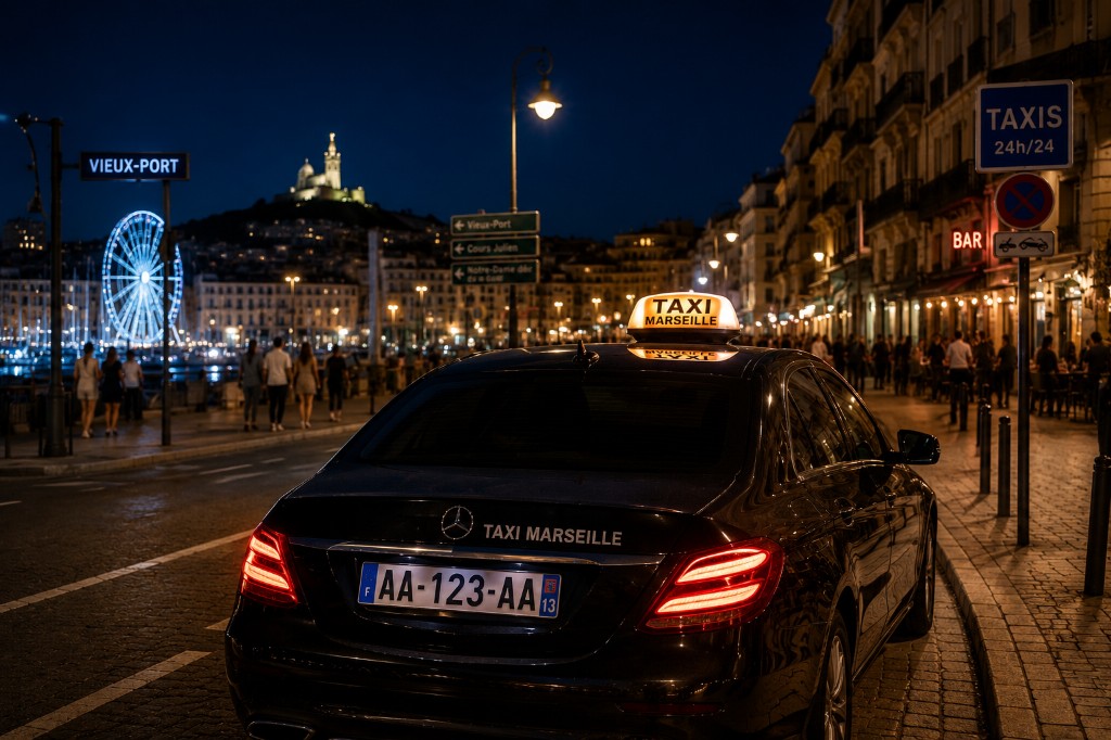 Taxi Marseille la nuit et le week-end : disponibilité et réservation